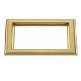 Hubbell SB3084W 2-Gang Rectangular Flange Box for Wooden Floors